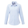 WOMEN'S LONG SLEEVE GINGHAM MICROCHECK SHIRT