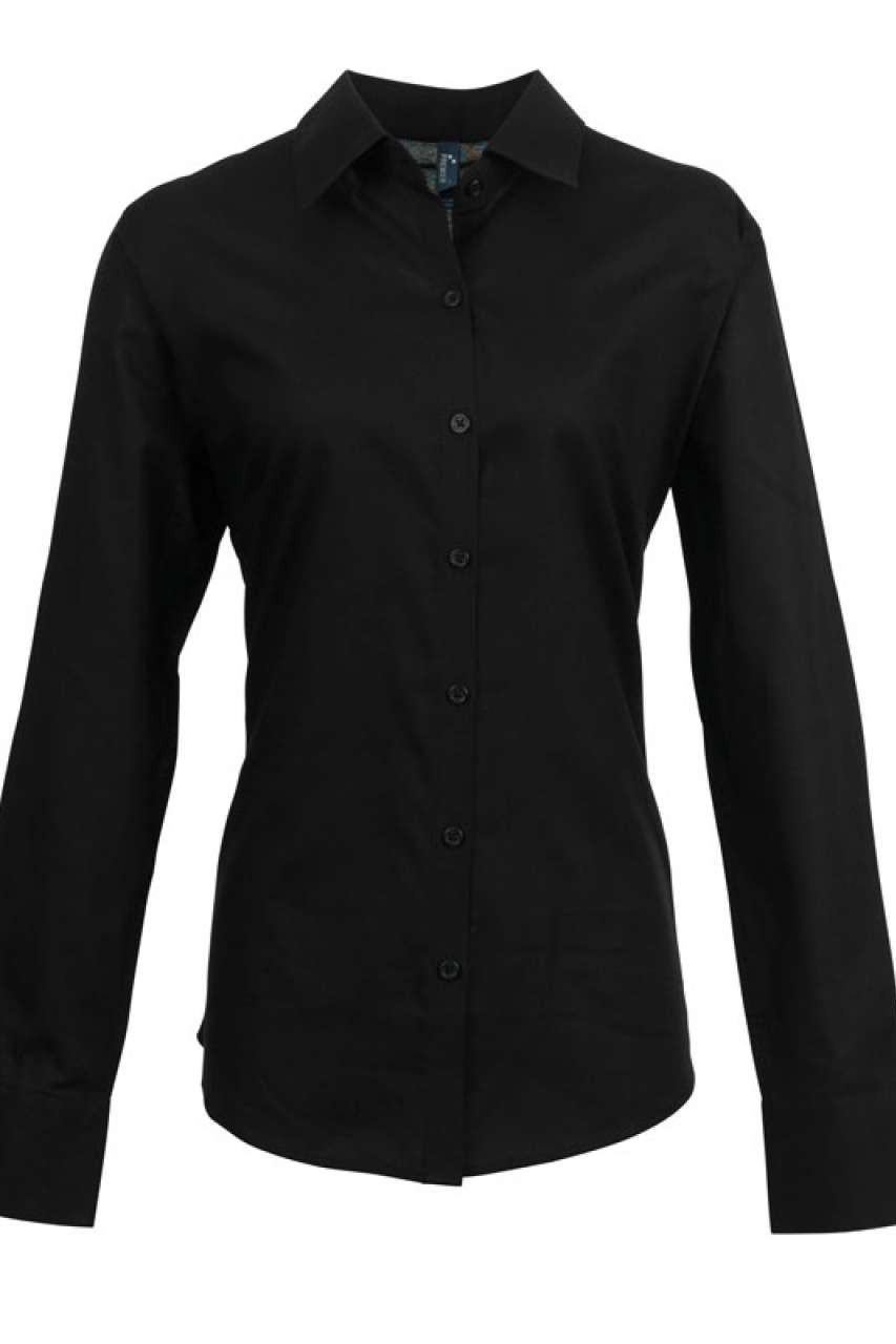 WOMEN'S LONG SLEEVE SIGNATURE OXFORD BLOUSE