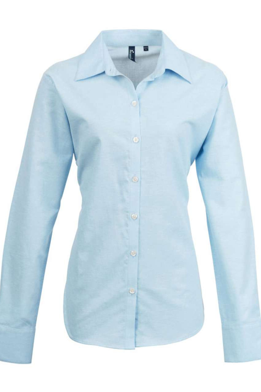 WOMEN'S LONG SLEEVE SIGNATURE OXFORD BLOUSE