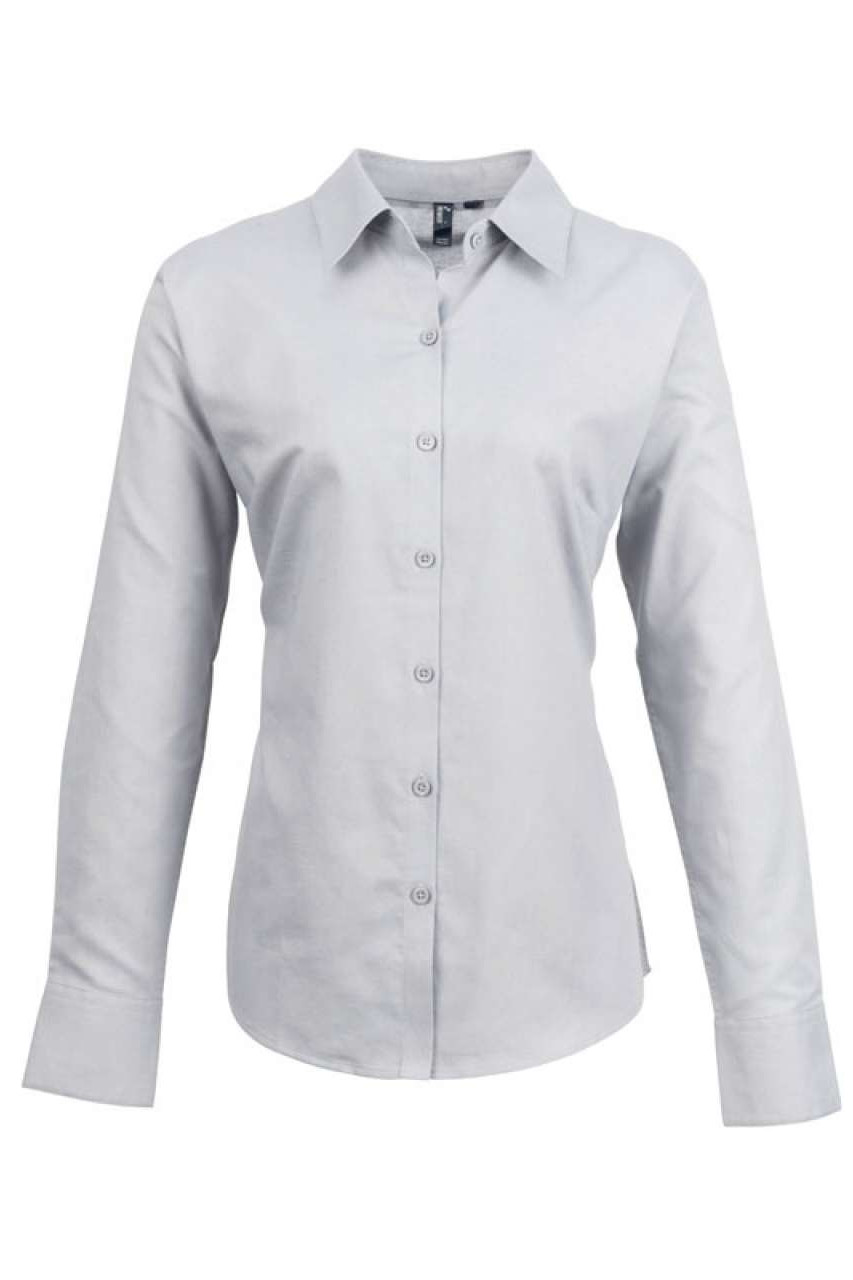 WOMEN'S LONG SLEEVE SIGNATURE OXFORD BLOUSE