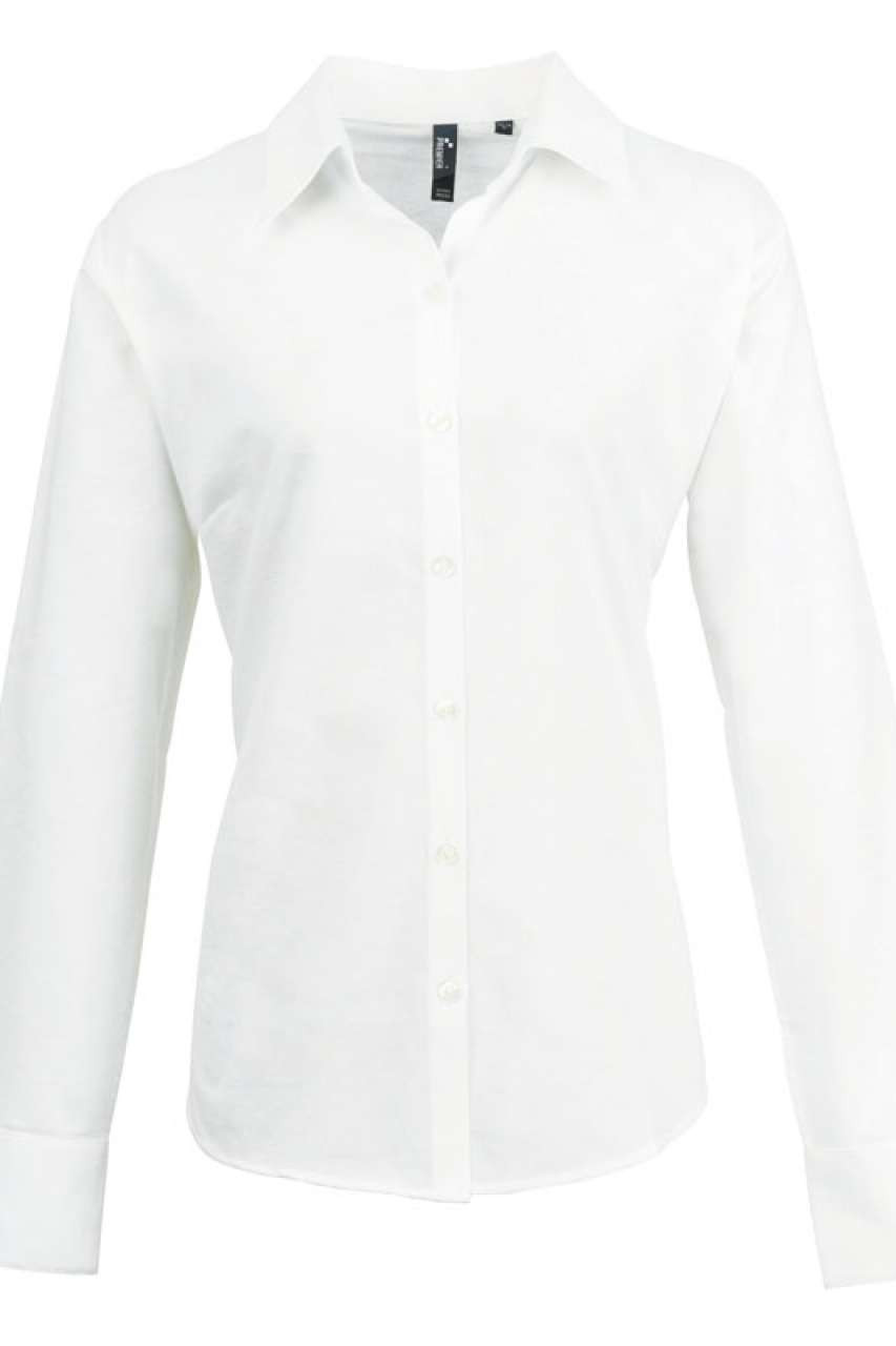 WOMEN'S LONG SLEEVE SIGNATURE OXFORD BLOUSE
