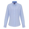 WOMEN'S COTTON RICH OXFORD STRIPES SHIRT