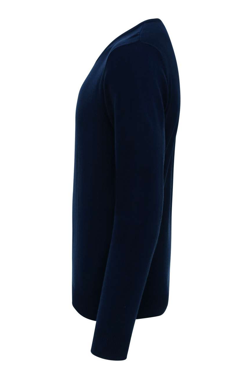 'ESSENTIAL' ACRYLIC MEN'S V-NECK SWEATER