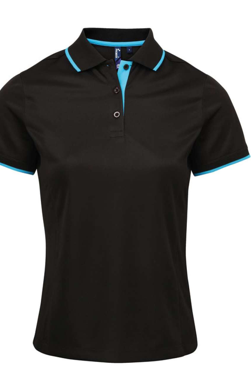 LADIES’ CONTRAST COOLCHECKER® POLO