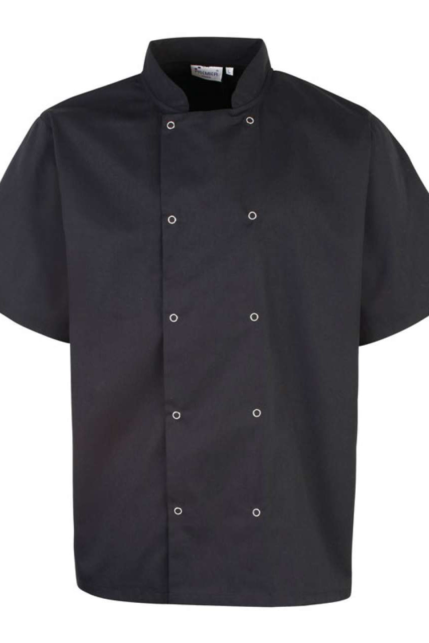CHEF'S SHORT SLEEVE STUD JACKET