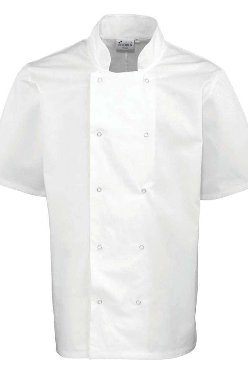 CHEF'S SHORT SLEEVE STUD JACKET