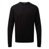 MEN'S CREW NECK COTTON RICH KNITTED SWEATER