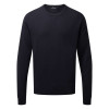 MEN'S CREW NECK COTTON RICH KNITTED SWEATER