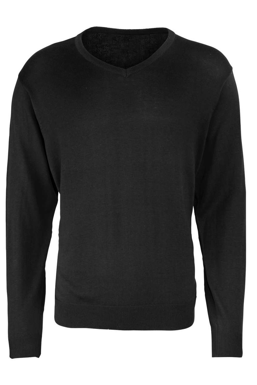 MEN'S KNITTED V-NECK SWEATER