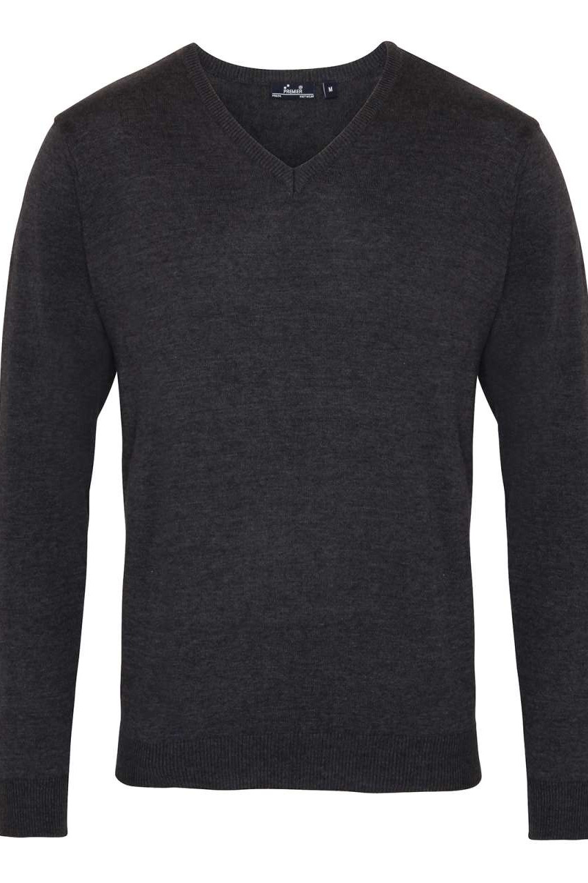 MEN'S KNITTED V-NECK SWEATER