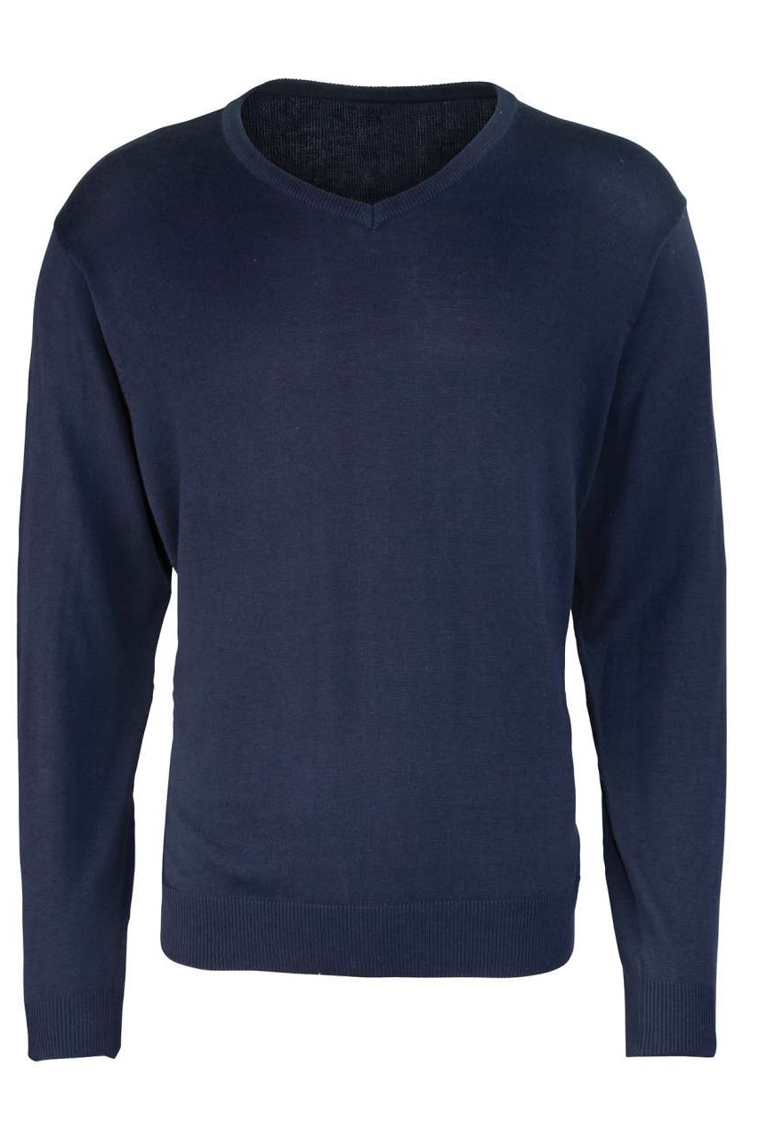 MEN'S KNITTED V-NECK SWEATER