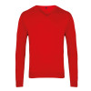 MEN'S KNITTED V-NECK SWEATER