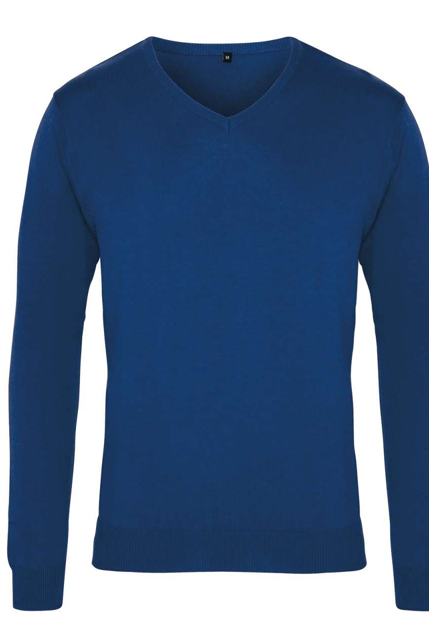 MEN'S KNITTED V-NECK SWEATER