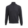 MEN'S QUARTER-ZIP KNITTED SWEATER