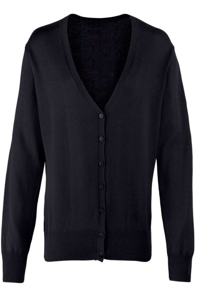 WOMEN'S BUTTON-THROUGH KNITTED CARDIGAN