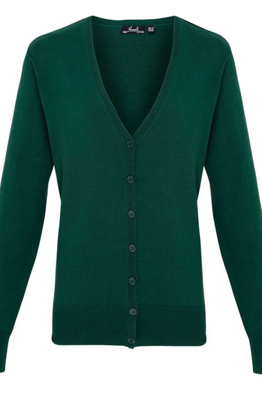 WOMEN'S BUTTON-THROUGH KNITTED CARDIGAN