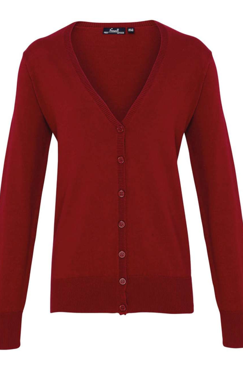 WOMEN'S BUTTON-THROUGH KNITTED CARDIGAN