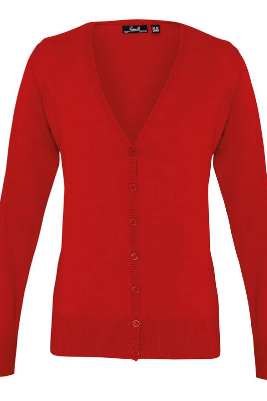 WOMEN'S BUTTON-THROUGH KNITTED CARDIGAN