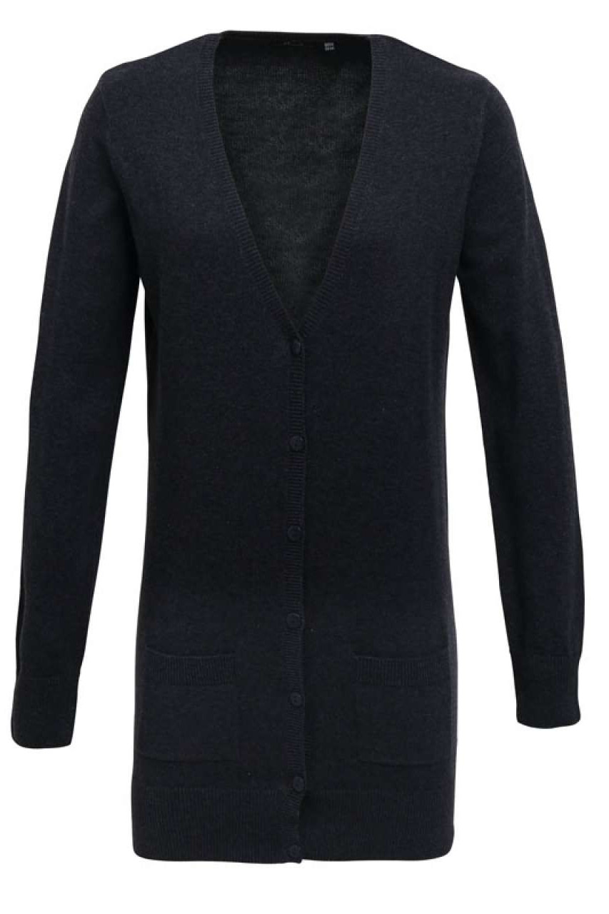 WOMEN'S LONG LENGTH KNITTED CARDIGAN