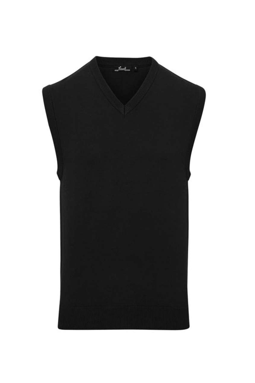 MEN'S V-NECK SLEEVELESS SWEATER