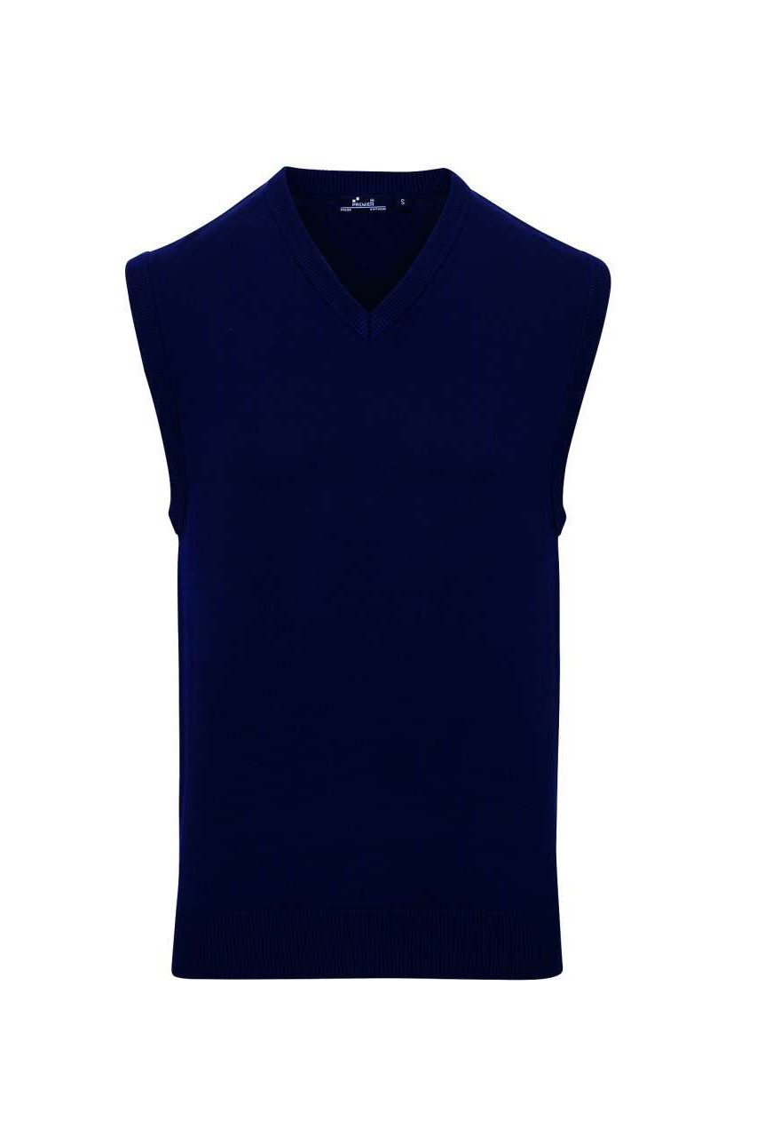 MEN'S V-NECK SLEEVELESS SWEATER
