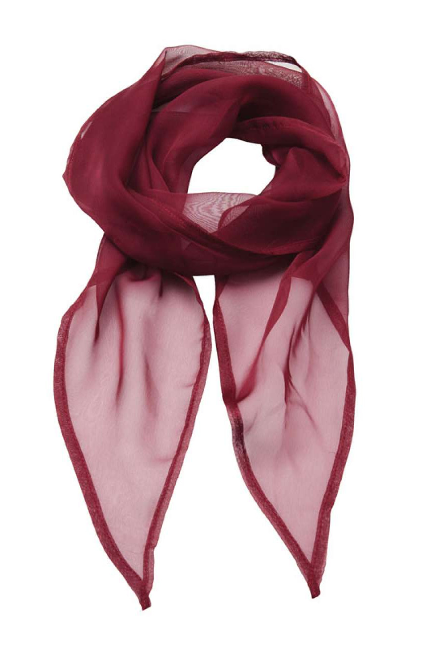 'COLOURS COLLECTION' PLAIN CHIFFON SCARF