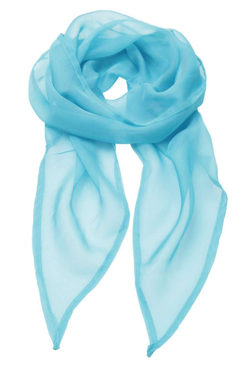 'COLOURS COLLECTION' PLAIN CHIFFON SCARF