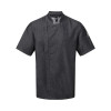 CHEF'S ZIP-CLOSE SHORT SLEEVE JACKET