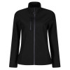 WOMEN'S HONESTLY MADE RECYCLED PRINTABLE SOFTSHELL JACKET