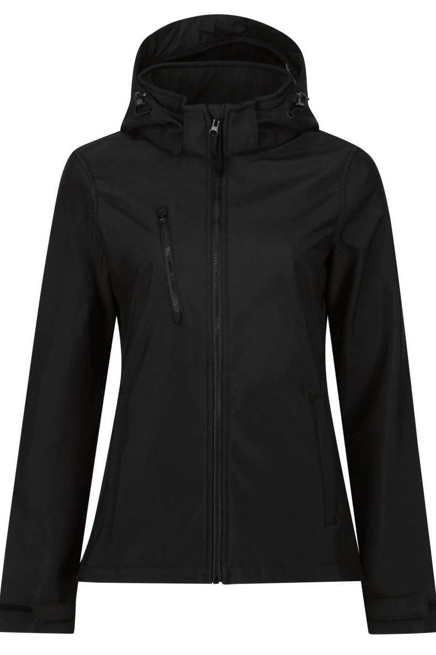 WOMEN'S VENTURER 3 LAYER HOODED PRINTABLE SOFTSHELL JACKET