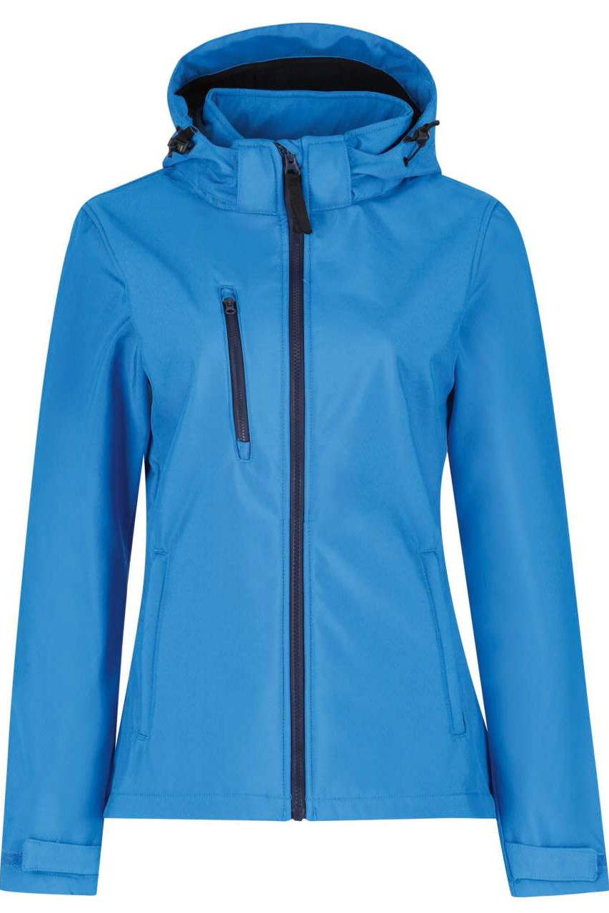 WOMEN'S VENTURER 3 LAYER HOODED PRINTABLE SOFTSHELL JACKET