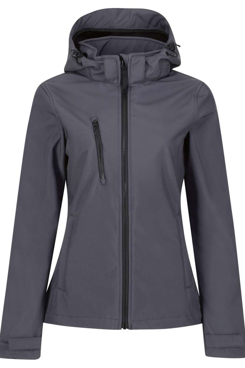 WOMEN'S VENTURER 3 LAYER HOODED PRINTABLE SOFTSHELL JACKET