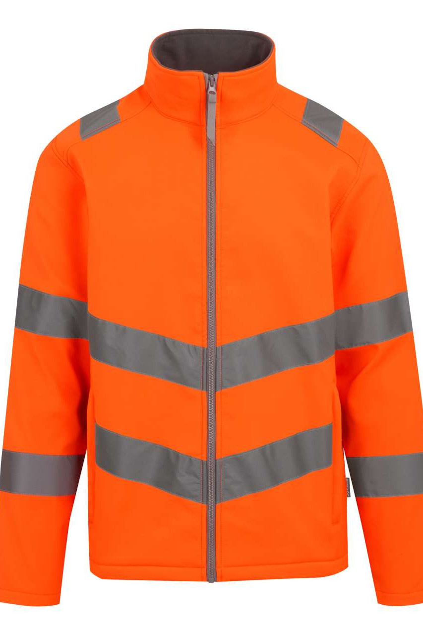 HI-VIS PRO CONTRACT ABLAZE 2 LAYER SOFTSHELL JACKET (CLASS 3)