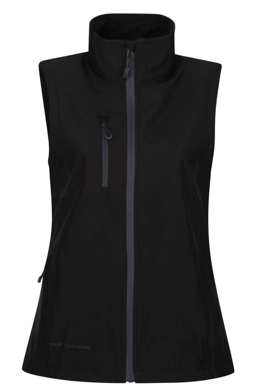 WOMEN'S HONESTLY MADE RECYCLED PRINTABLE SOFTSHELL BODYWARMER