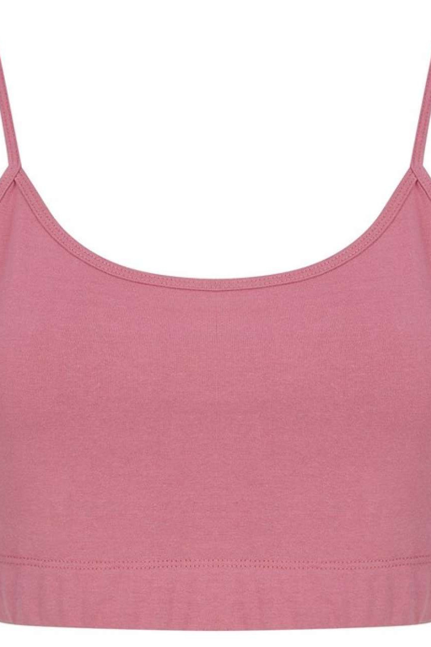 WOMEN'S SUSTAINABLE FASHION CROPPED CAMI TOP