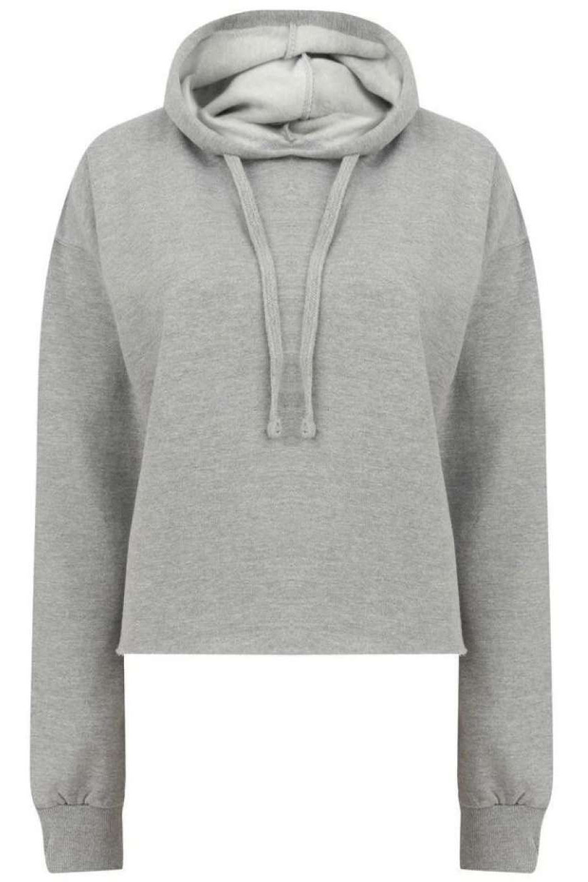 WOMEN'S CROPPED SLOUNGE HOODY