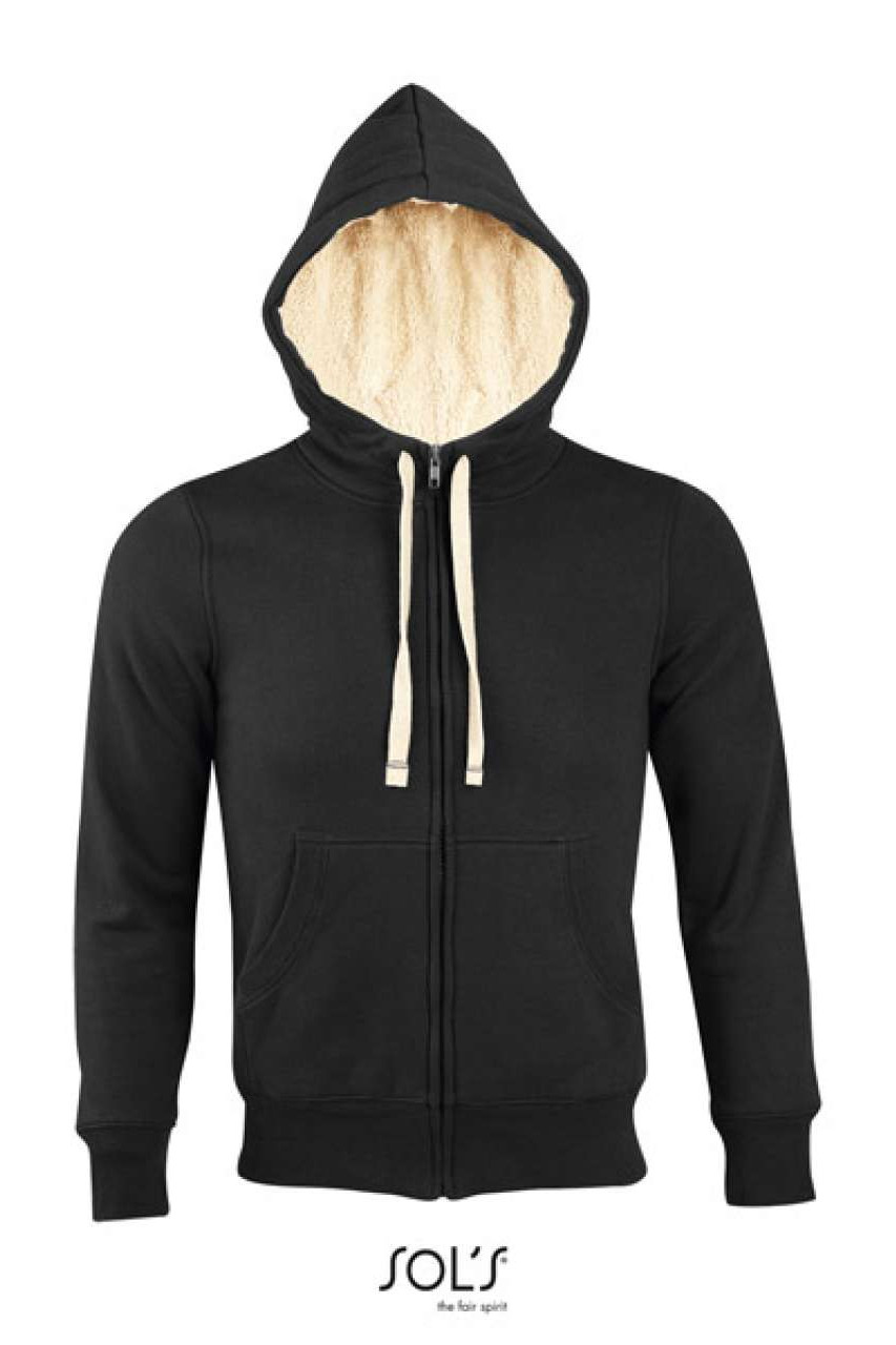 SOL'S SHERPA - UNISEX ZIPPED JACKET WITH "SHERPA" LINING