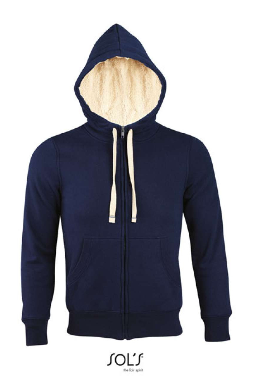 SOL'S SHERPA - UNISEX ZIPPED JACKET WITH "SHERPA" LINING