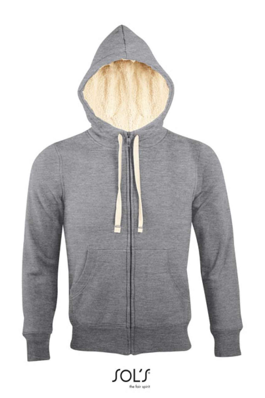 SOL'S SHERPA - UNISEX ZIPPED JACKET WITH "SHERPA" LINING