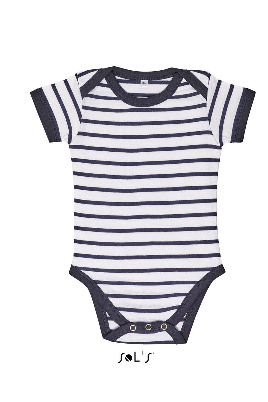 SOL'S MILES BABY - STRIPED BODYSUIT