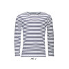 SOL'S MARINE MEN - LONG SLEEVE STRIPED T-SHIRT