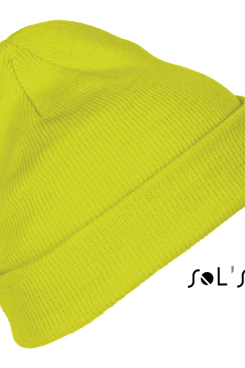 SOL'S PITTSBURGH - SOLID-COLOUR BEANIE WITH CUFFED DESIGN