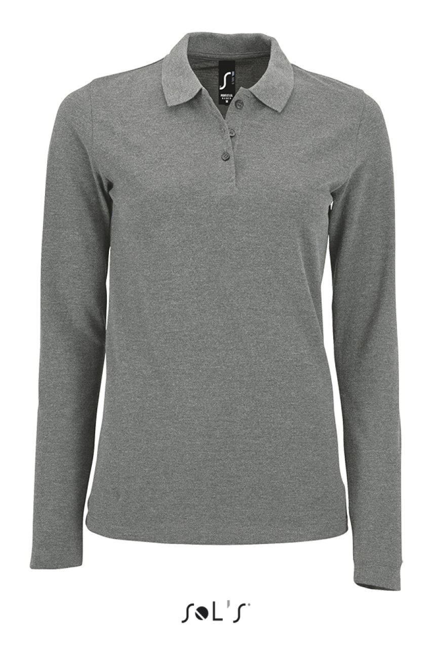 SOL'S PERFECT LSL WOMEN - LONG-SLEEVE PIQUÉ POLO SHIRT