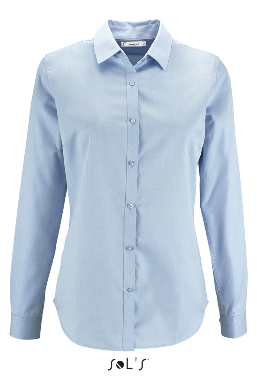 SOL'S BRODY WOMEN - HERRINGBONE SHIRT