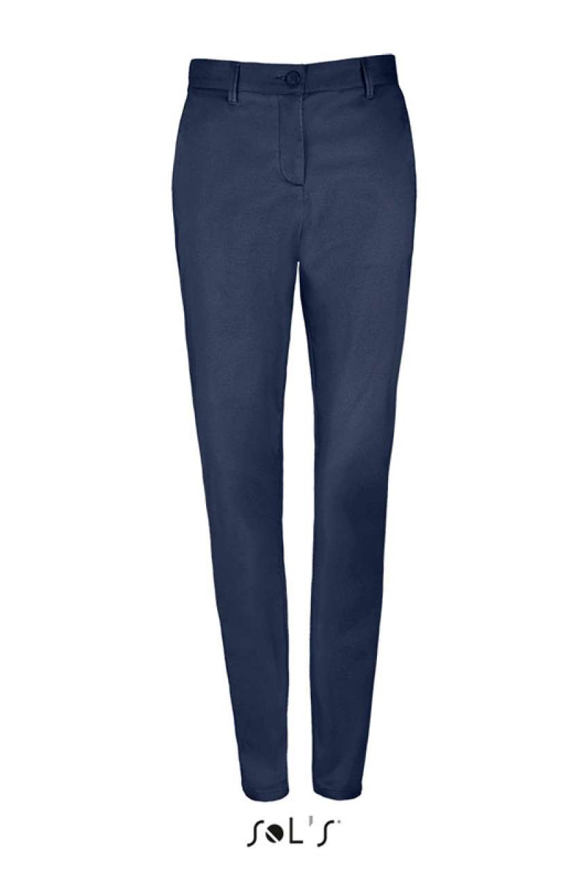 SOL'S JARED WOMEN - SATIN STRETCH TROUSERS