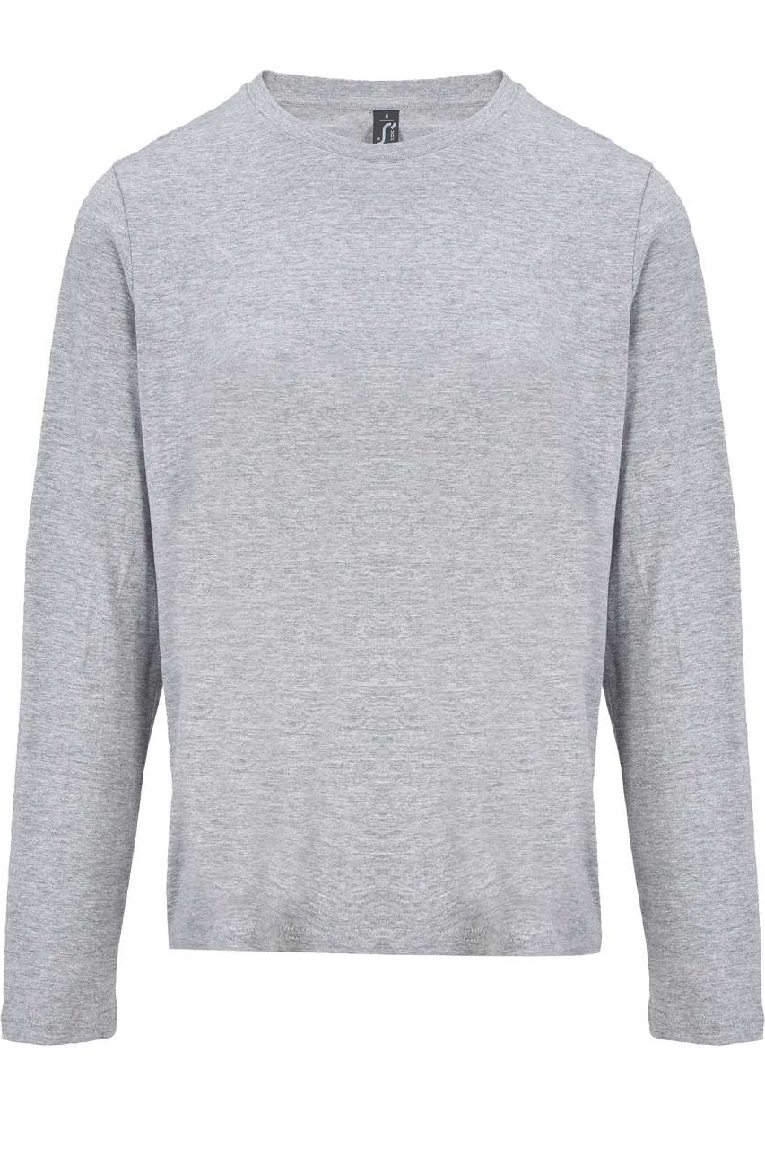SOL'S MONARCH WOMEN - LONG SLEEVE T-SHIRT WITH ROUND NECK