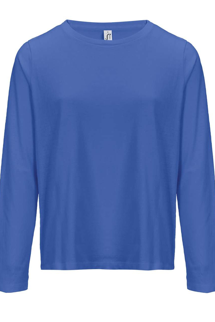 SOL'S MONARCH WOMEN - LONG SLEEVE T-SHIRT WITH ROUND NECK