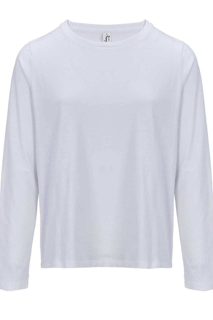 SOL'S MONARCH WOMEN - LONG SLEEVE T-SHIRT WITH ROUND NECK