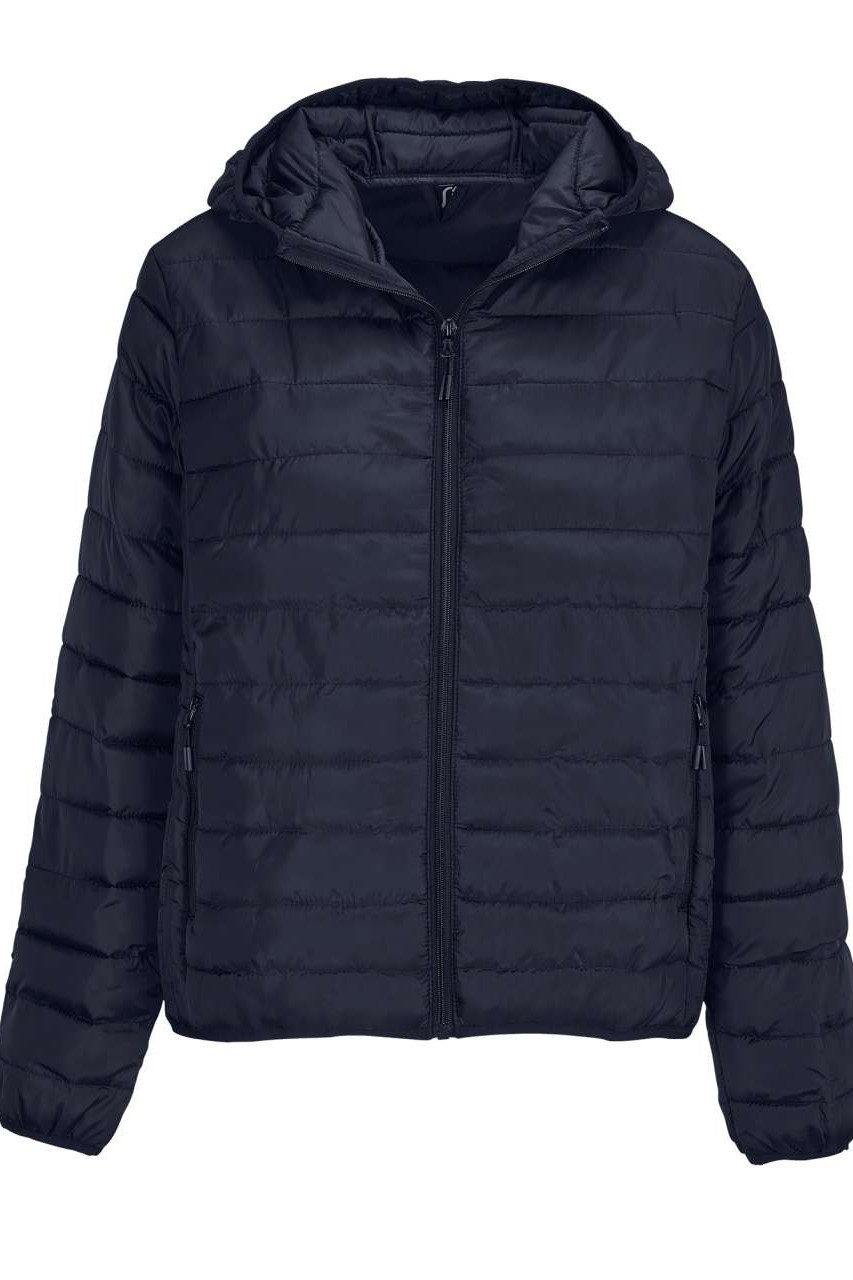 SOL'S STREAM HOODED WOMEN - LIGHTWEIGHT HOODED PADDED JACKET