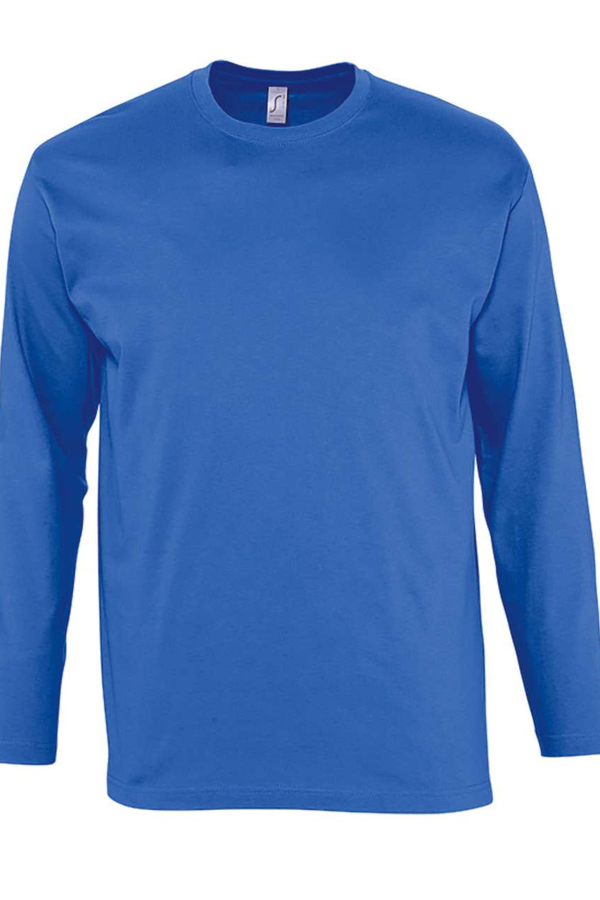 SOL'S MONARCH - MEN'S ROUND COLLAR LONG SLEEVE T-SHIRT